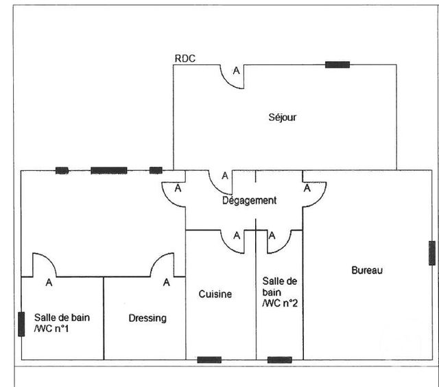 Appartement F3 à louer - 3 pièces - 84.8 m2 - GUERIGNY - 58 - BOURGOGNE - Century 21 Confluences