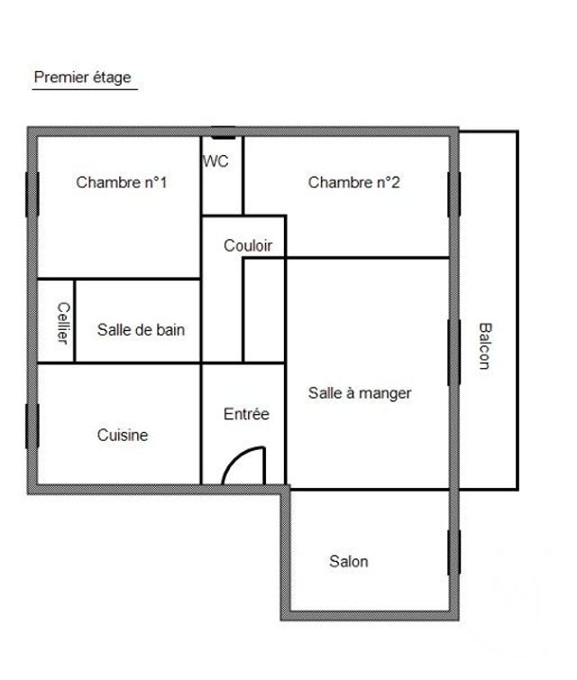 Appartement F4 à vendre - 4 pièces - 68.0 m2 - VARENNES VAUZELLES - 58 - BOURGOGNE - Century 21 Confluences